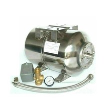 CHM GmbH® Druckkessel 24 L Edelstahl Membrankessel mit Druckschalterset 5 teilig