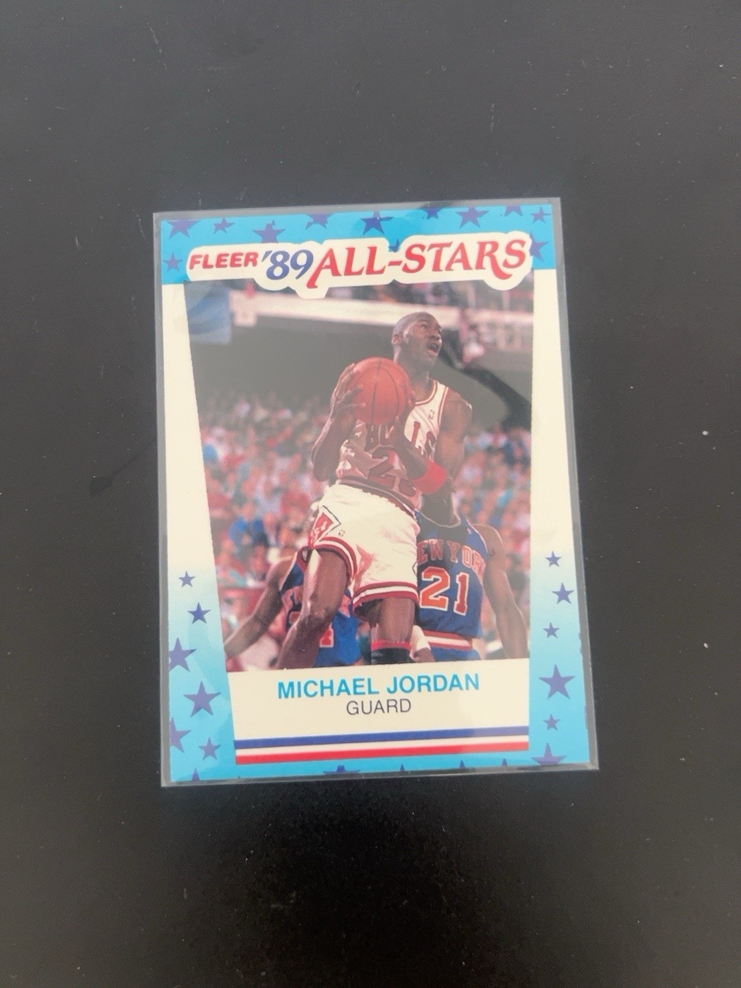 1989-90 Fleer Sticker #3 Michael Jordan All-Stars Chicago Bulls HOF