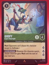 Goofy - Expert Shipwright 89/204 Azurite Sea Rare Disney Lorcana TCG CCG