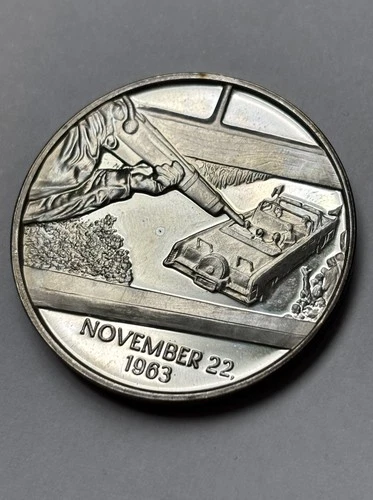 Rare! 1 oz .999 Fine Silver President John F. Kennedy JFK Assassination HTF!