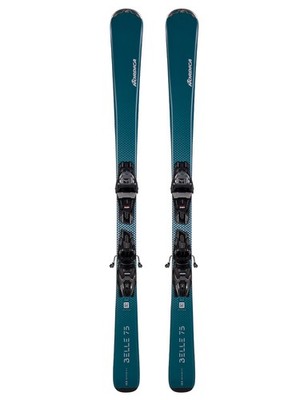 Neue Damen-Skier NORDICA BELLE 75 + Skibindungen MARKER FDT10 mit GRIP WALK 2025