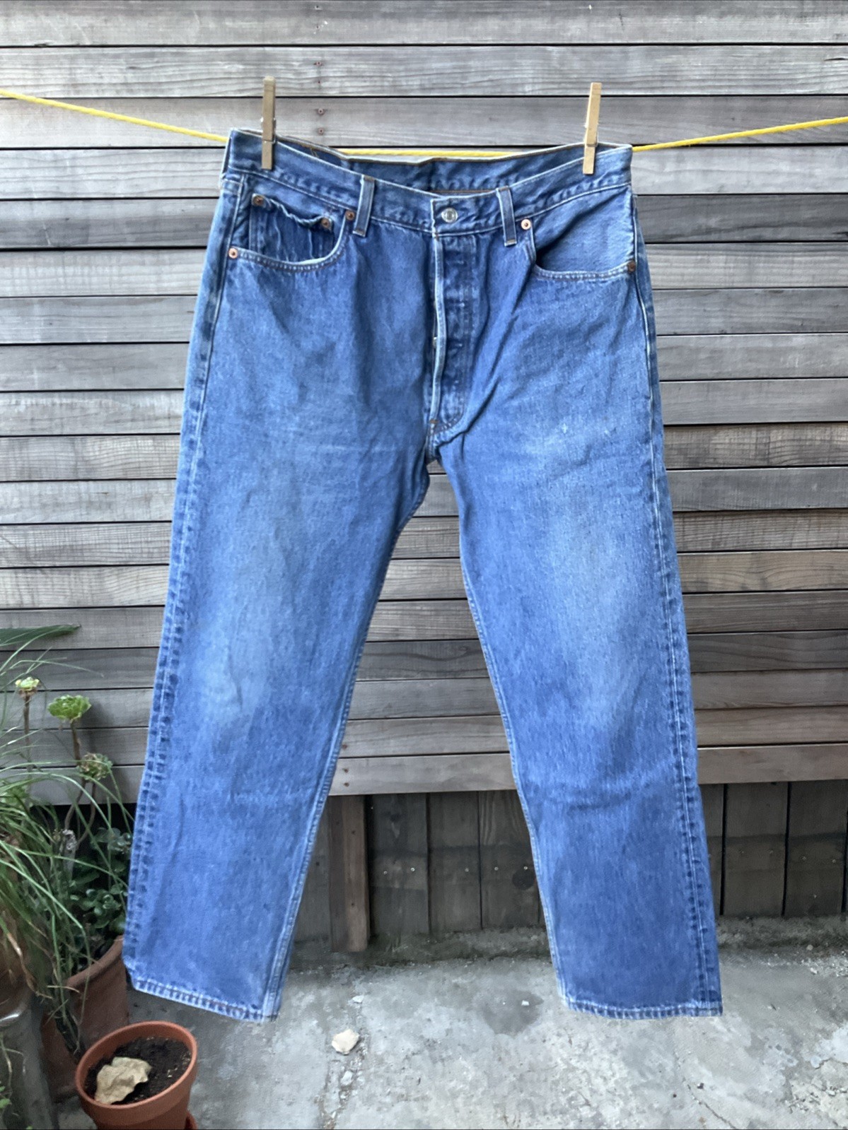 Vintage Levi’s 501XX USA 1995 Men’s W28 L31 501-0000 Shrink To Fit 653