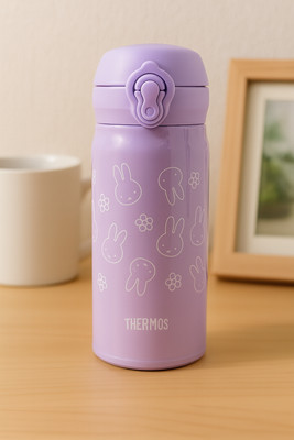 Miffy Style Limited Thermos Mug Pink Face 0.35L