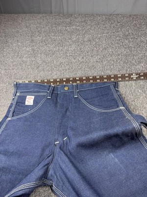 Vintage Pointer Brand Pants Mens 30x29 Blue Denim Workwear
