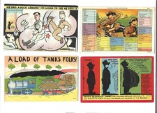 Collection of Different WW2 War Army Postcard - #23