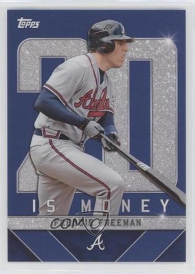 2022 Topps X Wander Franco 20 Is Money Dark Blue 11/75 Freddie Freeman #57 o7m