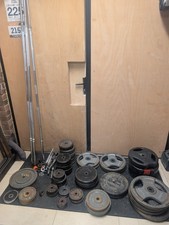 Home Gym 400Kg assorted 1"  Weights & Dumbbells weight plates