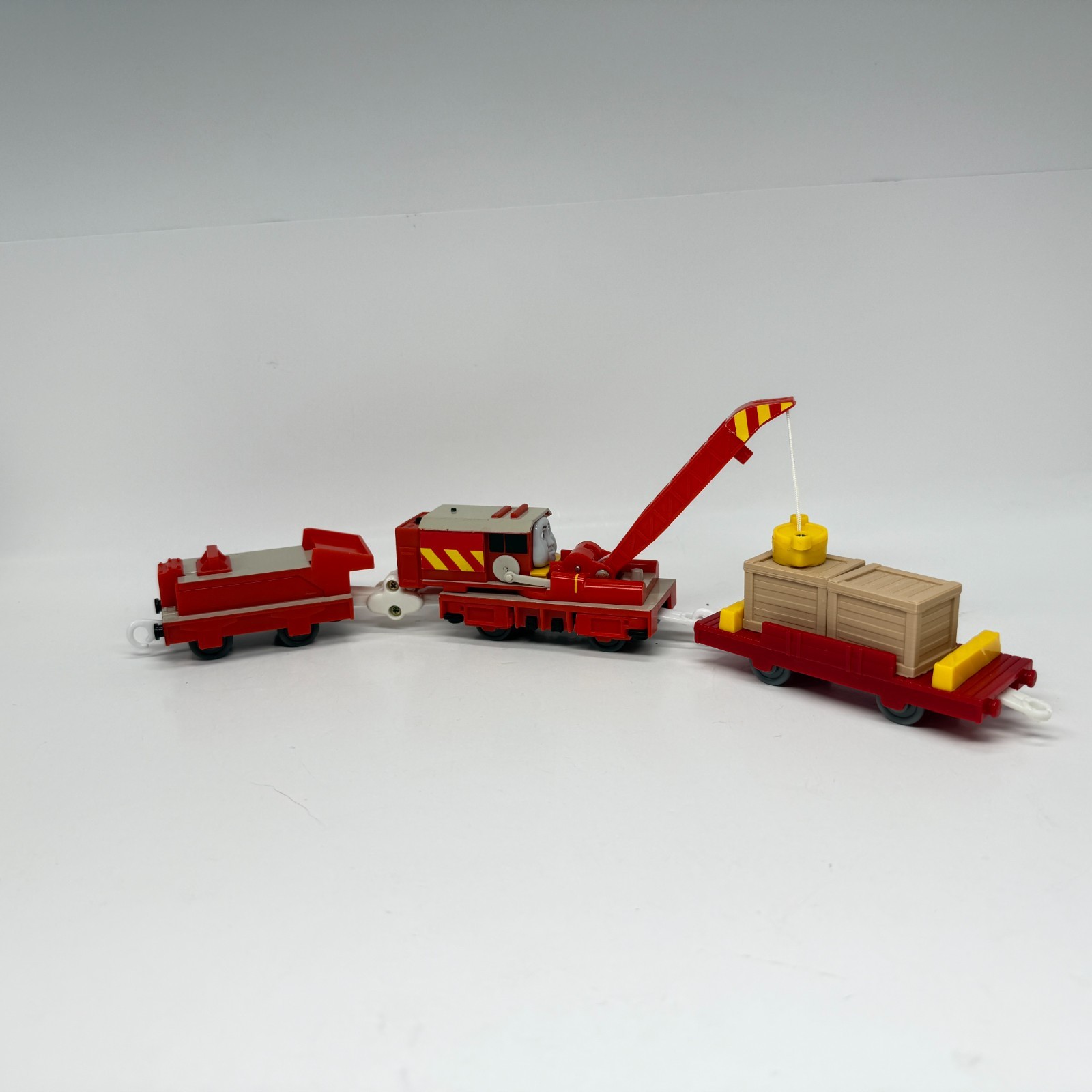 Thomas & Friends Trackmaster  ROCKY  Motorized  CRANE Train  Working watch Video