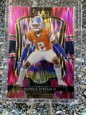 2025 Panini Select - Premier Level Patrick Surtain II #111 Pink Shock Prizm