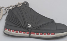 Black Sneaker Athletic Shoe Keychain