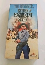 Return Of The Magnificent Seven VHS SEALED MGM UA Yul Brynner Robert Fuller VTG