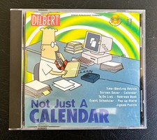 Vintage Software Dilbert Not Just a Calendar CD-ROM For Windows 3.1 1997