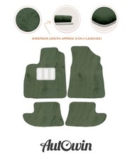 Lammfell Fußmatten für Bentley Continental GT (2003–2011) - Grüner Trim