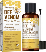 Bee Venom Wart Remover, Fast Acting Wart Removal with 12 Salicylic Acid for Pla
