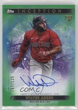 2024 Inception Base Rookie and Emerging Stars Green /125 Wilyer Abreu Auto 0ti4