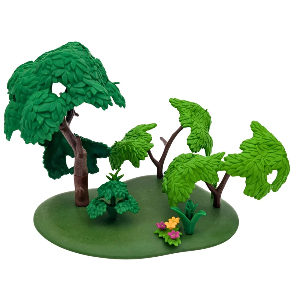 Playmobil Basis groß Bäume Pflanzen Blumen Wald Mittelalter Bauernhof - Bild 1 von 1