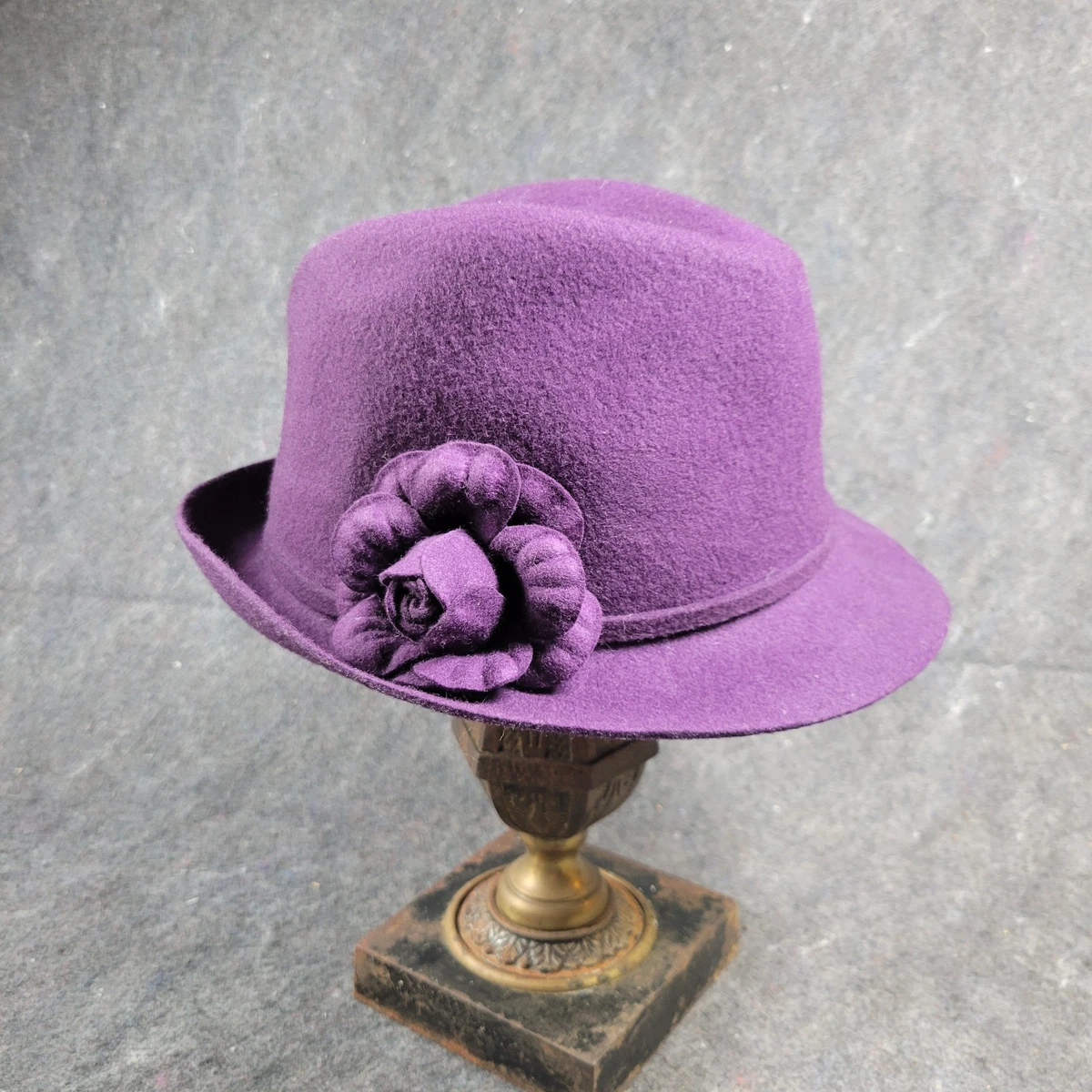 Fedora Purple 100% Wool Hats for Women | eBay display picture 3