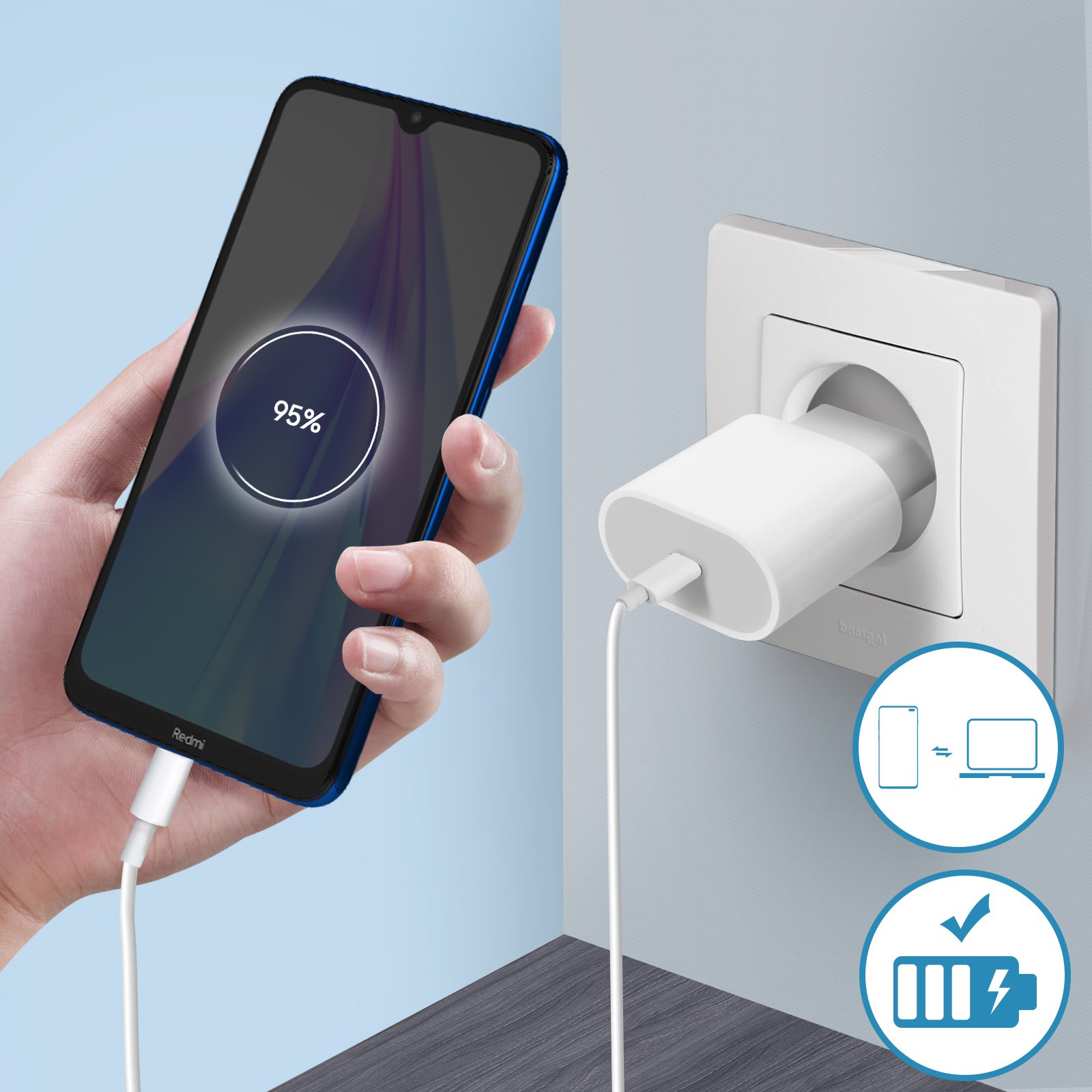 Port USB-C de remplacement Xiaomi Redmi Note 8T module de charge