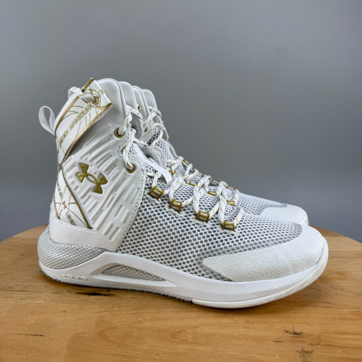 Size Under Armour HOVR Highlight Ace White Metallic Gold W