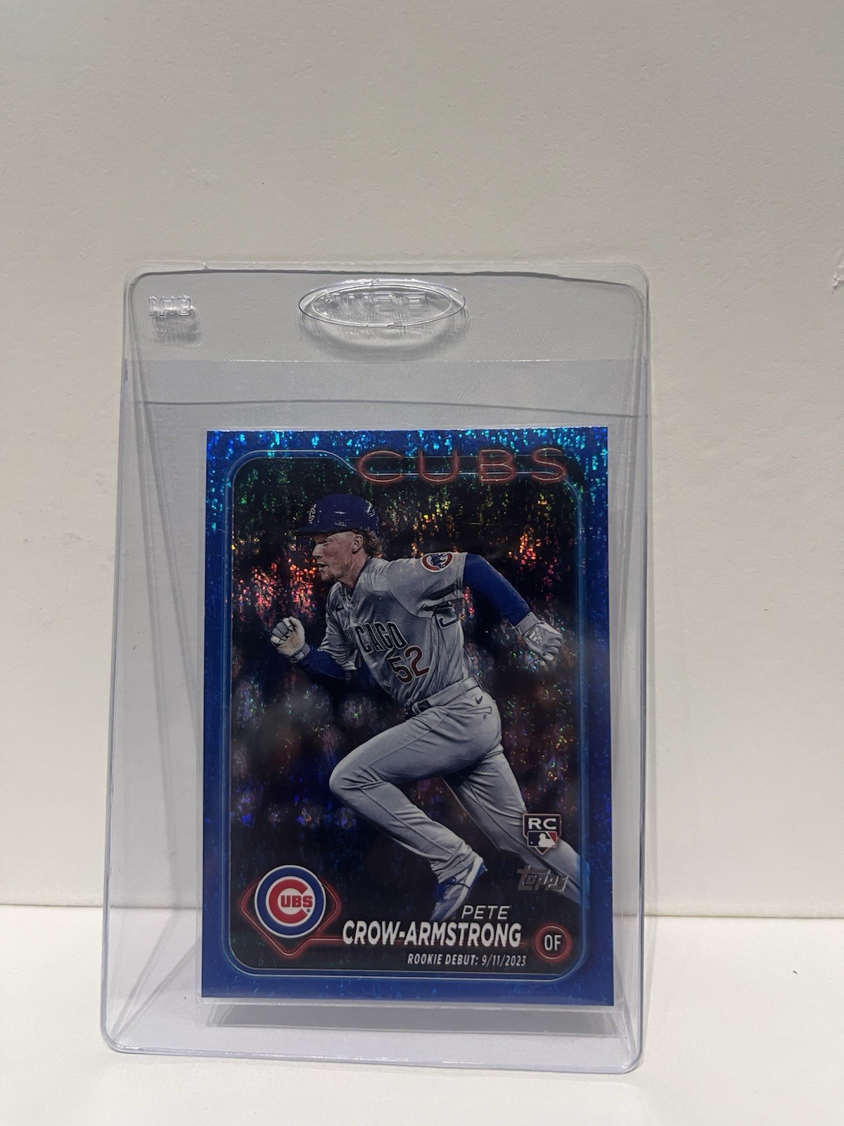 2024 Topps Update PETE CROW-ARMSTRONG Rookie Debut Blue Holo Foil /999 RC