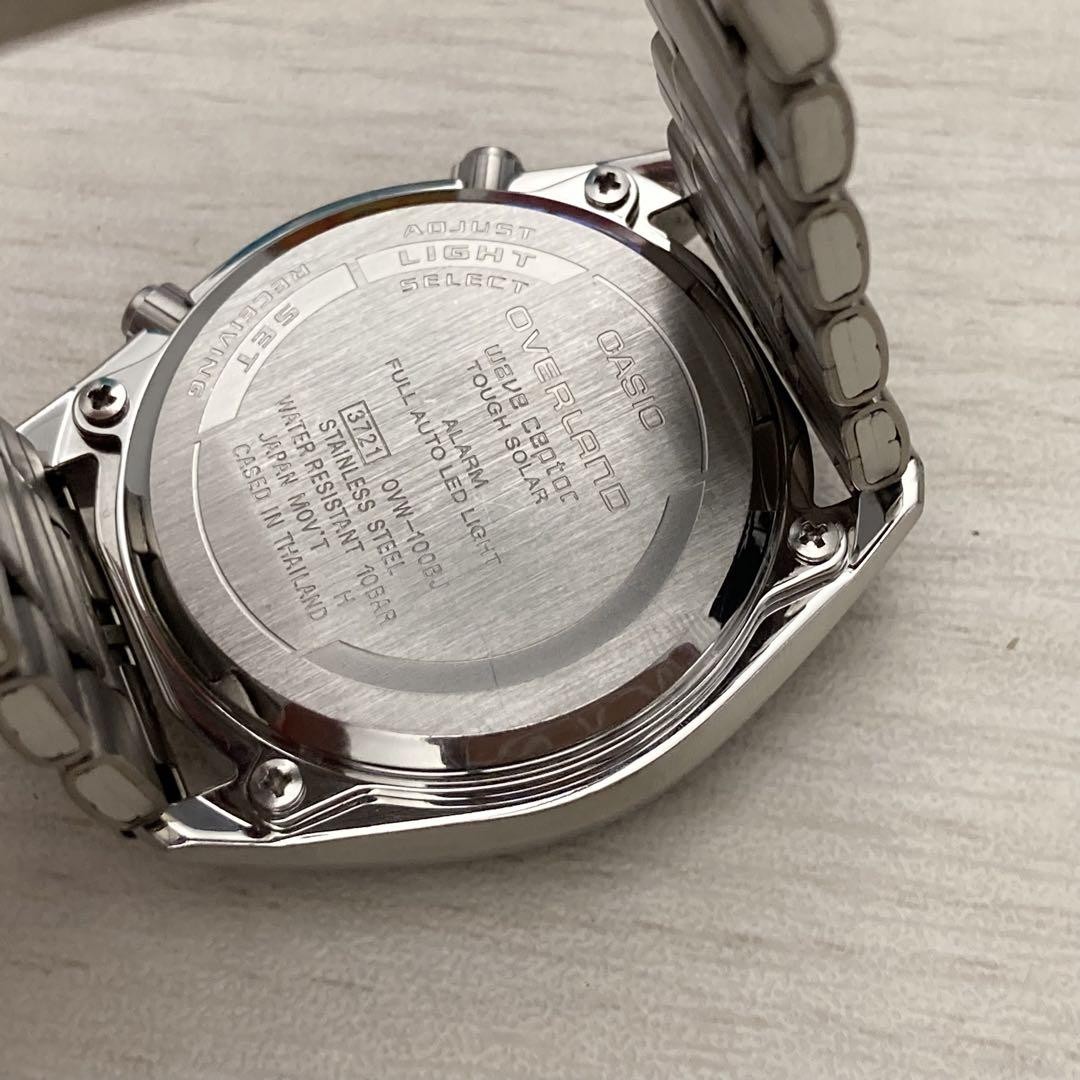Casio Overland OVW-100BJ Solar Watch Discontinued 36mm Used No2844