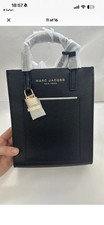 Marc Jacobs Mini Grind Tote Bag Black w/ Gold Hardware Leather - NEW