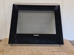 Siemens Schwarz Backofentür Herdtür Tür 53,9 cm x 46,4 cm *220525/01*
