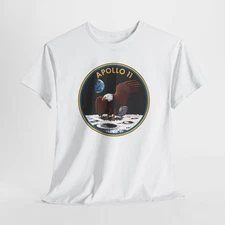 Apollo II Vintage Style Unisex Tee, NASA Fans, Space Exploration Apparel, Gift