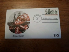 USPS Commenderation of the Burning of the HMS Gaspee American Revolution