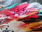 PSA Certified Skip Stellrecht (Mighty Guy Naruto) Signed & Framed Naruto Poster — photo 3