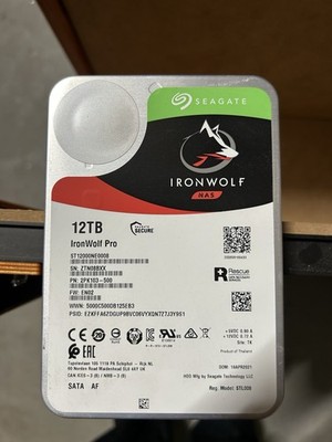 Seagate IronWolf Pro 12TB 3,5 Zoll SATA 6Gb/s HDD (ST12000NE0008)