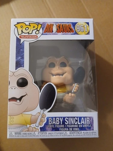 Funko POP! Television Dinosaurs Baby Sinclair #961 Vinyl Toy Figure RARE MINT🔥