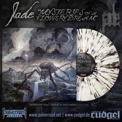 JADE - mysteries of a flowery dream LP white splattered
