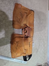 SEARS Craftsman Tool Holder Belt Leather NEVER USED W/signatures - USA 