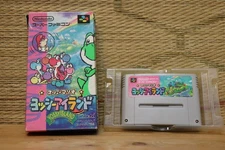 Yossy Island Yoshis w/box Nintendo Super Famicom SFC Very Good Condition!