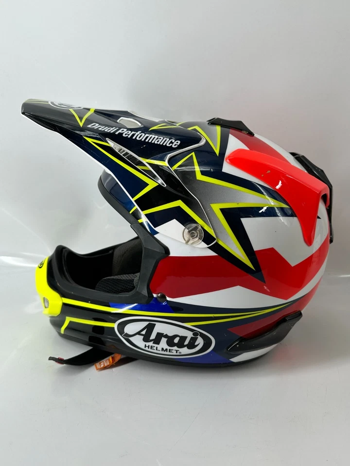 Arai VX-Pro4 - Casco amarillo estrellas y rayas talla grande Foto 2 de 4
