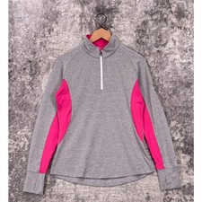 FootJoy 1/4 Zip Small Womens Mid Layer Color Block UV Protection Golf