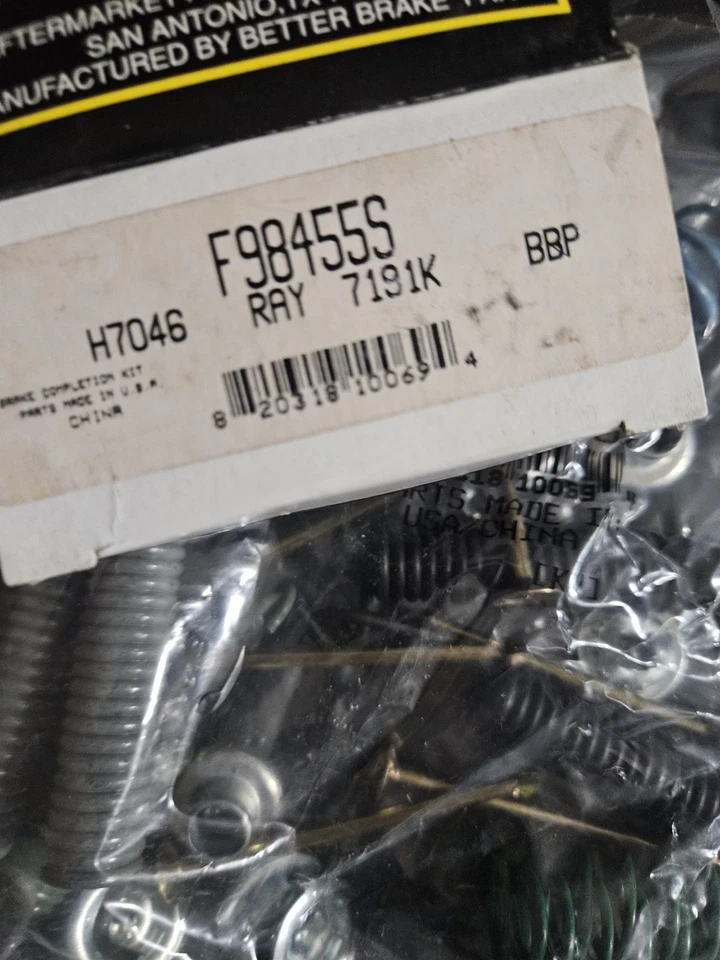 Kit de herrajes de freno de tambor-4x4 piezas Master 7191K Foto 2 de 2