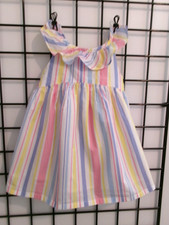 TOMMY BAHAMA GIRLS SIZE 5 STRIPED / SLEEVELESS SUNDRESS