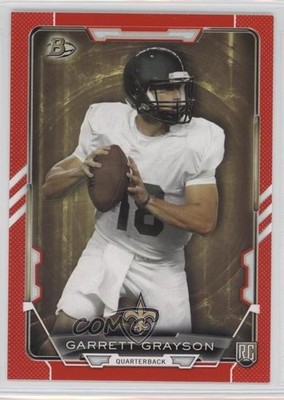 2015 Bowman Rookies Red /199 Garrett Grayson #57 RC a0s