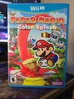 Paper Mario Color Splash  (Nintendo Wii U, 2016) CIB