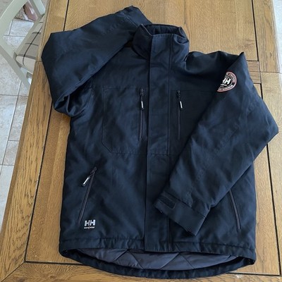 Helly Hansen HH Workwear Steppjacke Berg schwarz Medium Kapuze Taschen warm