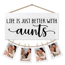 Aunts Picture Frame Photo Holder for Wall, Aunt Gifts for Women, Color16