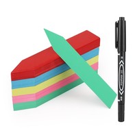 Pflanzschilder 500Stk Bunt Kunststoff Pflanzenstecker Mit 10X2 Cm FüR Draussen