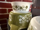 Pyrex Spring Blossom Casserole Dishes Set Of 4 With Lids Vintage — photo 4