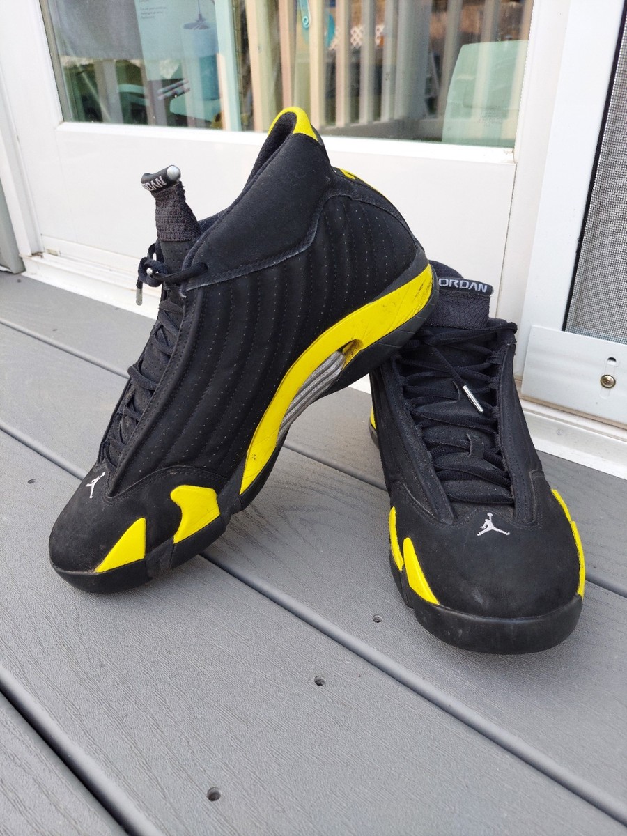 シューズ(男性用) NIKE AIR JORDAN 14 RETRO THUNDER Air Jordan 14 Retro Thunder 2014 Sneakers Size 13 | eBay