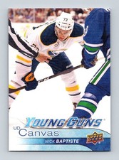 2016-17 UD SERIES CANVAS NICK BAPTISTE RC YOUNG GUNS ROOKIE C221 Upper Dec Sabre