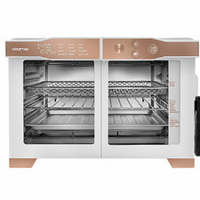 Gourmia GTF2480W 6-Slice French Door Digital Air Fryer Oven with Integrated