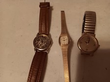 Vintage Three Women's Gold-Tone Watch's