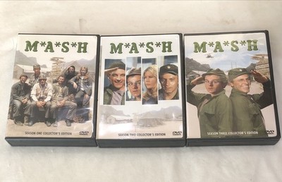 M*A*S*H TV SERIES COLLECTORS EDITION SEASONS 1-2-3 DVD DISC BOX SETS * FREE S/H